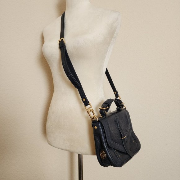 Tory Burch 797 Mini Satchel - Navy Blue - Picture 10 of 10